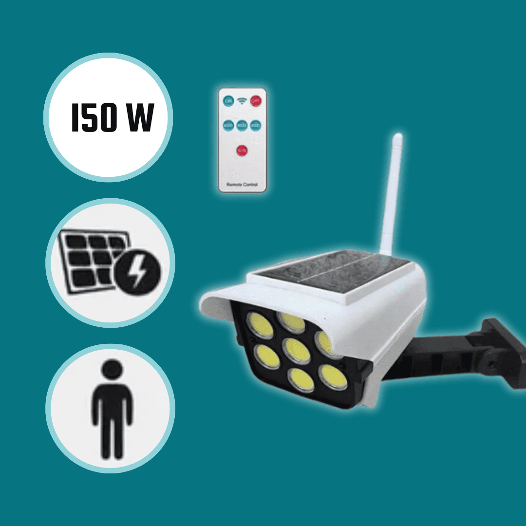 Lampara Solar con Sensor de Movimiento