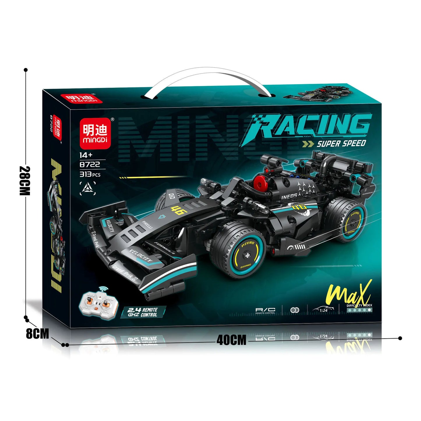 Deportivo Armable con Control Remoto 301 Piezas