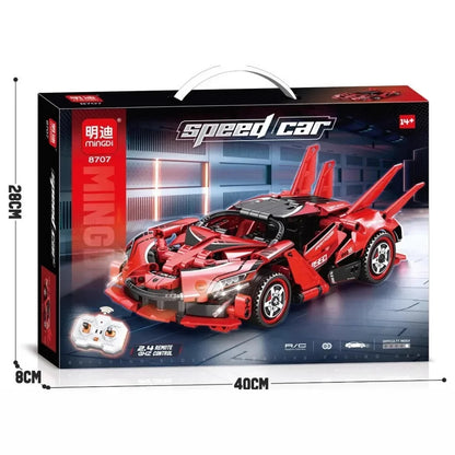 Auto Deportivo Armable con Control Remoto 301 Piezas