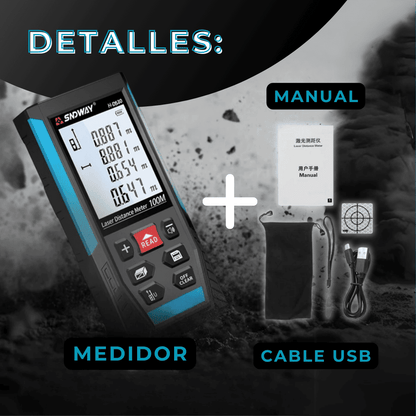 Medidor Digital Laser 50 Metros