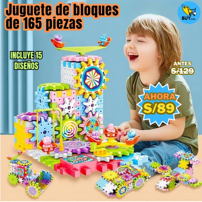 Juego de bloques 165 piezas