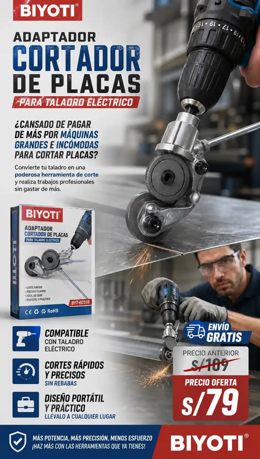 Adaptador de Placa para Taladro BIYOTI