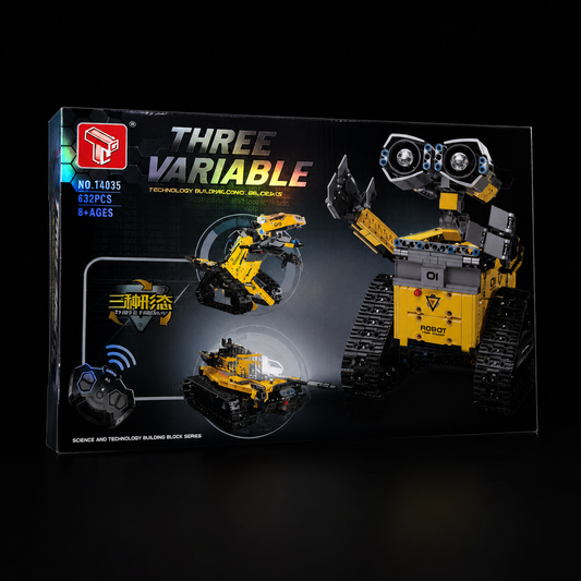 Wally Armable 3 en 1 con control remoto - 632 piezas