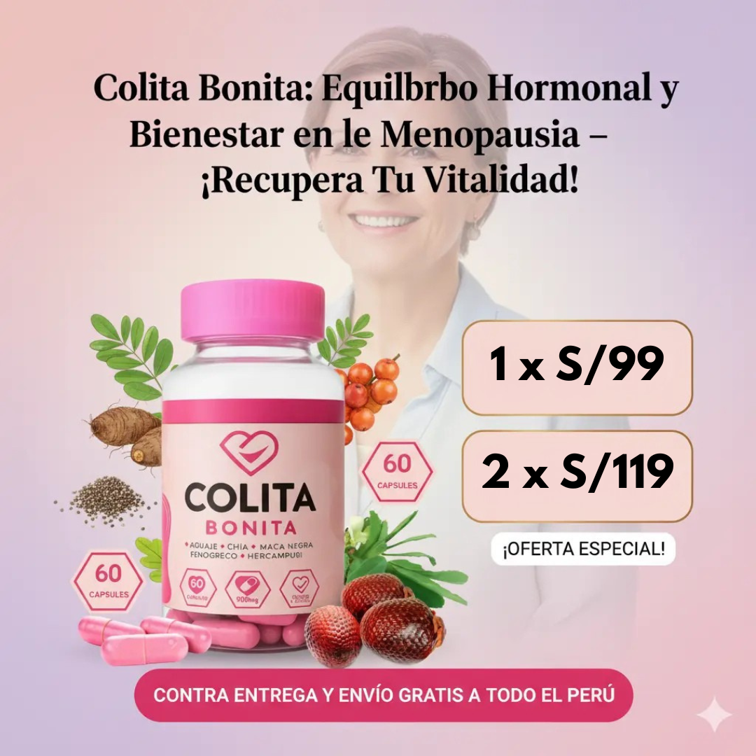 Colita Bonita - Desequilibrio Hormonal (60 Cápsulas)