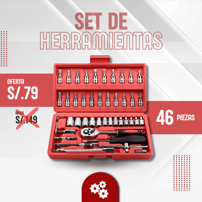 Kit de Herramientas de 46 Piezas