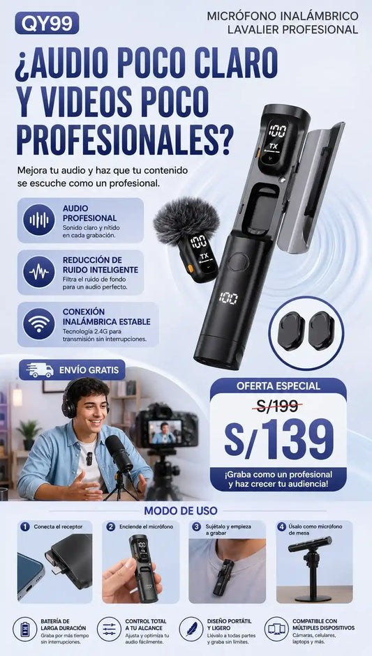 Microfono Profesional LAVALIER