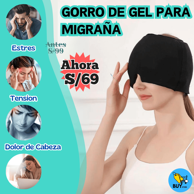 Gorro de Gel para Migraña