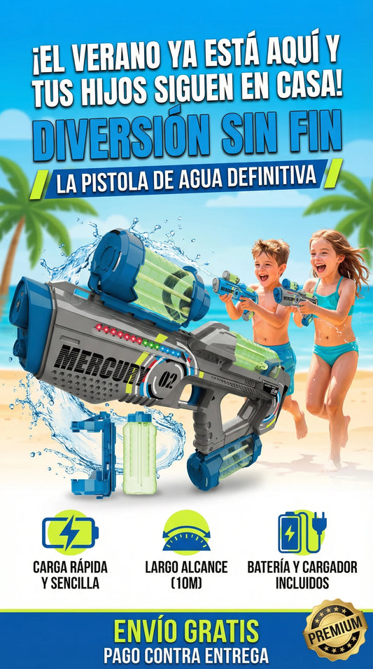 Mercury Juguete de Agua con Luz LED