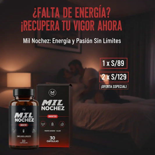 Mil Nochez Booster - Energia y Vitalidad (30 Cápsulas)