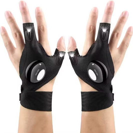 Par de Guantes con Linterna Led