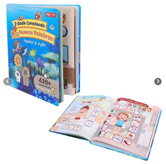 Libro Interactivo con 420 Sonidos + Español e Ingles