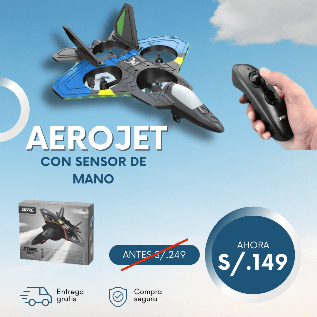 Aerojet con Sensor de Mano